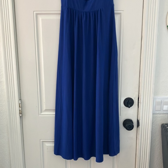 HAANI BLUE GEMS EMBELLISHED FORMAL MAXI LONG DRESS SIZE PS - Picture 3 of 5